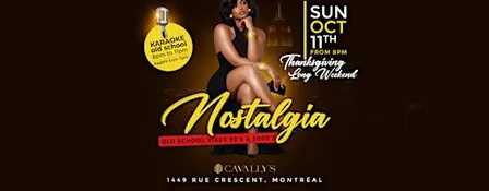NOSTALGIA — 90s & 2000s Karaoke & Throwback Party