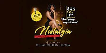 NOSTALGIA — 90s & 2000s Karaoke & Throwback Party