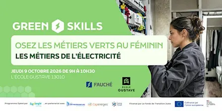 Électricité au féminin – Petit déjeuner découverte Green Skills avec Fauché