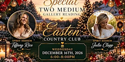 A Special Holiday Two Medium Reading Event