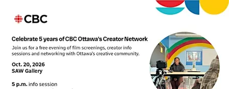Celebrate video storytelling with a free CBC Ottawa Creator Network party!