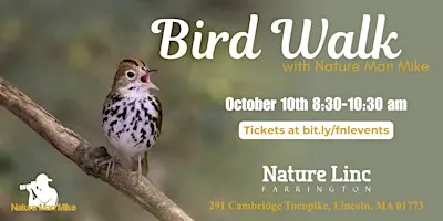 Fall Bird Walk with Nature Man Mike