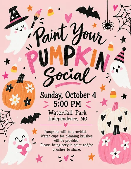 Paint Your Pumpkin Social