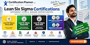 Lean Six Sigma Yellow, Green & Black Belt Training Program in Adelaide