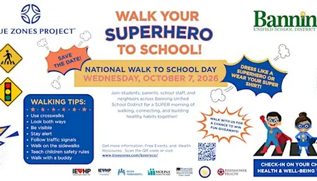Walk Your Superhero to School Day! - BZP Banning
