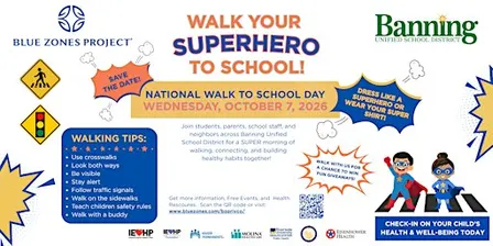 Walk Your Superhero to School Day! - BZP Banning