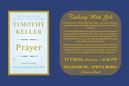 Prayer: Experiencing Awe and Intimacy With God  Miamisburg/Springboro, Ohio
