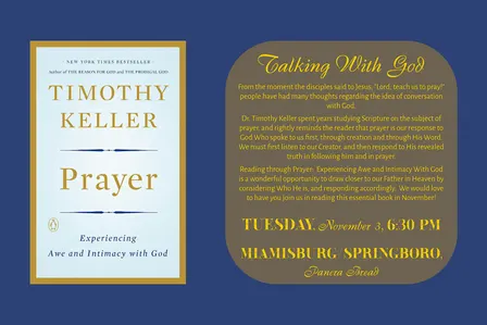 Prayer: Experiencing Awe and Intimacy With God  Miamisburg/Springboro, Ohio