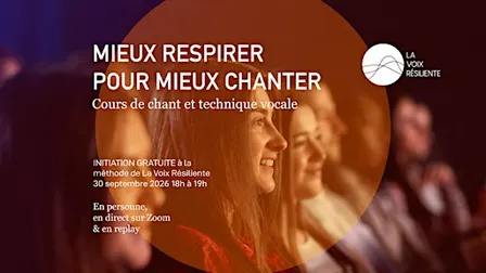 Cours de chant en groupe gratuit - Mieux respirer pour mieux chanter