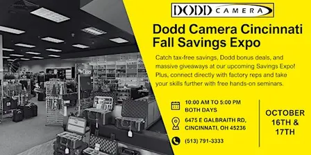 Dodd Camera Savings Expo - Cincinnati 2026