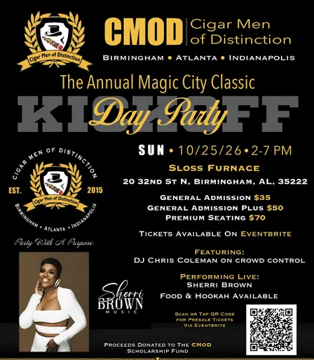 Official Magic City Classic Kickoff Hosted by Cigar Men of Distinction