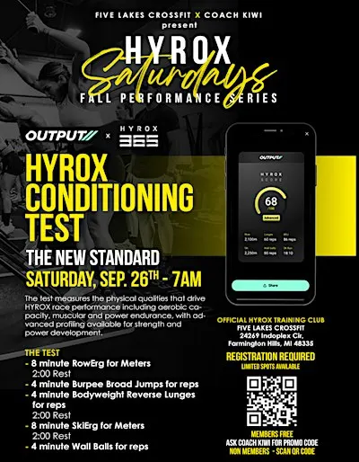 HYROX CONDITIONING TEST (HCT)