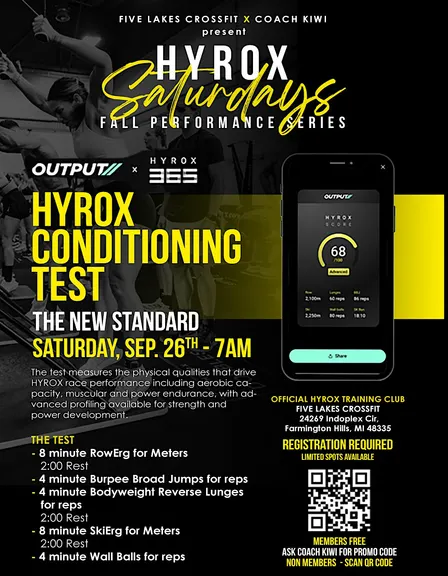 HYROX CONDITIONING TEST (HCT)