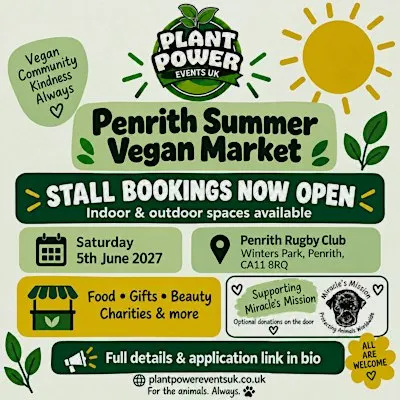 Plant Power Events UK Penrith Summer Vegan Market 2027