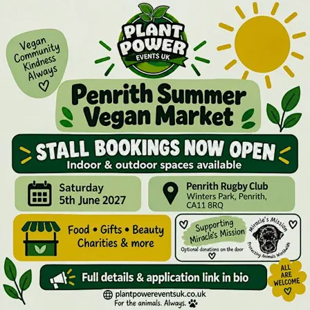 Plant Power Events UK Penrith Summer Vegan Market 2027