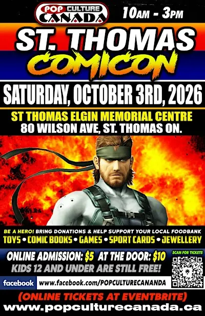 ST. THOMAS COMICON : OCTOBER 3RD 2026 : COMIC CON