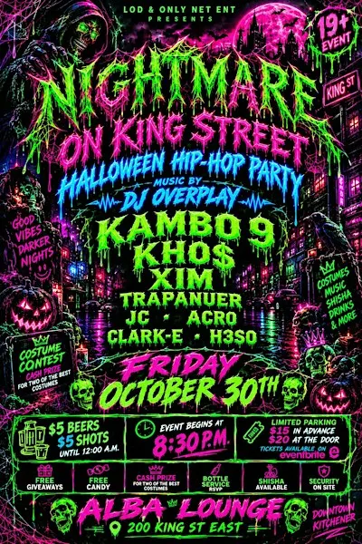 Nightmare On King St Halloween Party