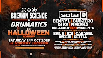 Breakin Science x Drumatics Leicester | Halloween D&B Warm up