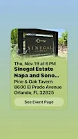 Sinegal Napa and Sonoma Wine Tasting Extravaganza