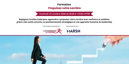 Formation "Propulsez votre carrière" - 1ère édition