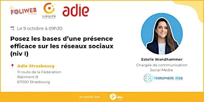 Posez les bases d’une présence efficace sur les réseaux sociaux (niv I)