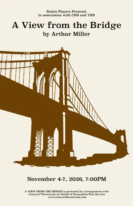 Saints Players Presents: A View from the Bridge - Nov 6