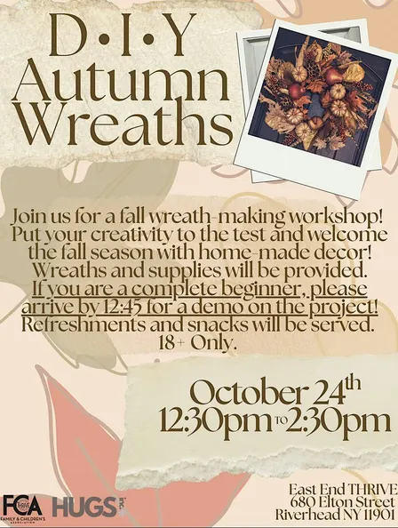 Autumn Wreath Decorating Workshop
