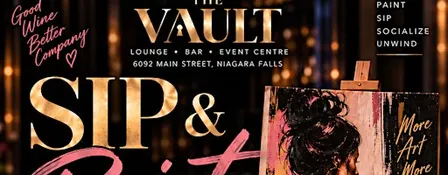 Sip & Paint at The Vault  An Elevated Night of Creativity
