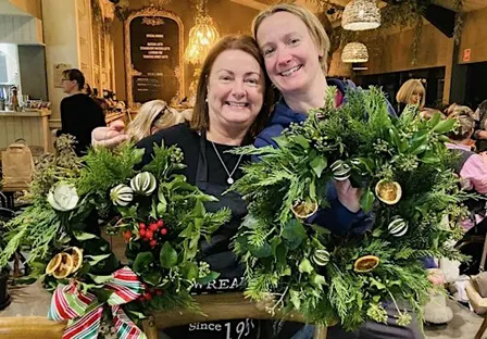Shakespeare Soroptimists Evening Wreath Making Class