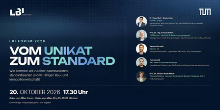 1. LBI Forum 2026: Vom Unikat zum Standard