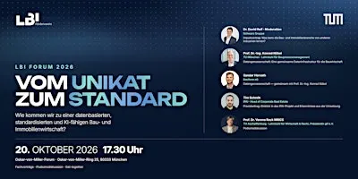 1. LBI Forum 2026: Vom Unikat zum Standard