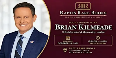 Brian Kilmeade Book Signing at Raptis Rare Books