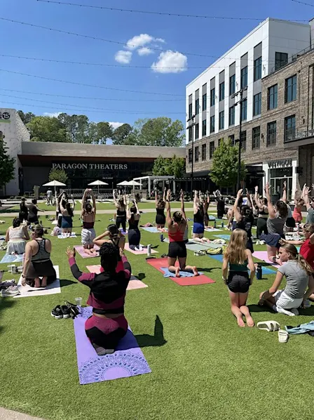 Beginner Friendly Outdoor Yoga with YogaSix Cary