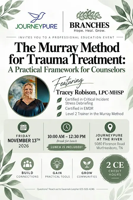 CE Event - The Murray Method for Trauma Treatment