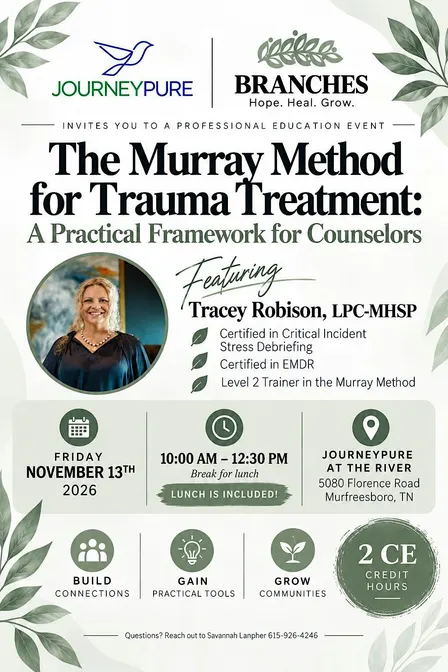 CE Event - The Murray Method for Trauma Treatment