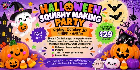 Shake it Off's Halloween Squishy Making Party