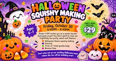 Shake it Off's Halloween Squishy Making Party