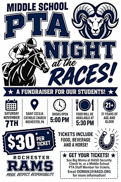 Middle School PTA Night at the Races