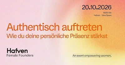 HFF Hafven Female Founders Impuls- & Netzwerktreffen Oktober