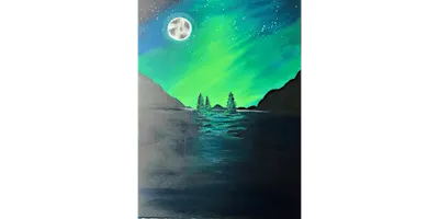 Emerald Aurora - Paint and Sip in Sacramento | Classpop!™