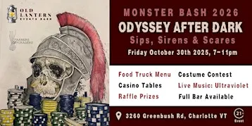 Monster Bash 2026 | Odyssey After Dark: Sips, Sirens and Scares