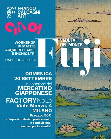 Workshop di matite acquarellabili e inchiostri