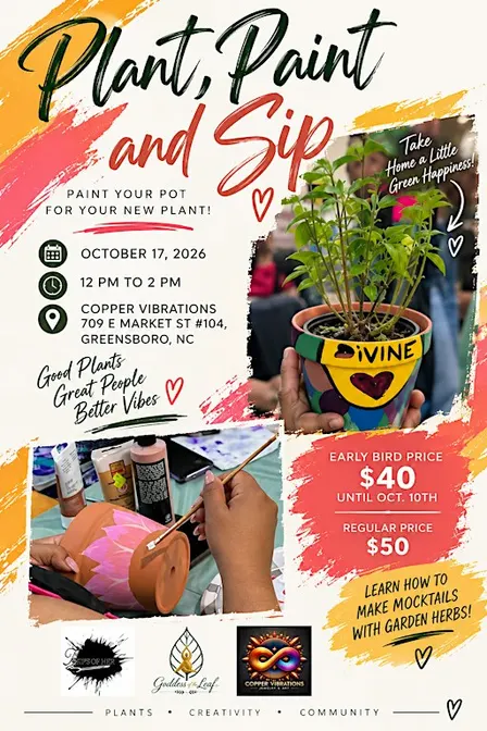 Plant Paint & Sip