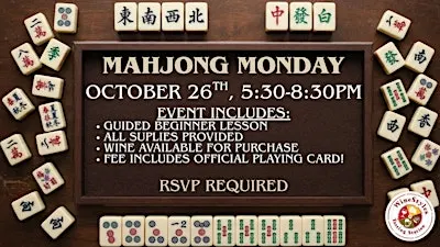 Mahjong Monday 101: Beginners Class