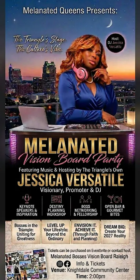 Melanated Vision Board Party