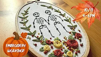 Halloween Embroidery with Ellen