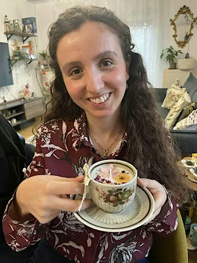 Kerzen selber machen in Vintage Teetassen in Frankfurt