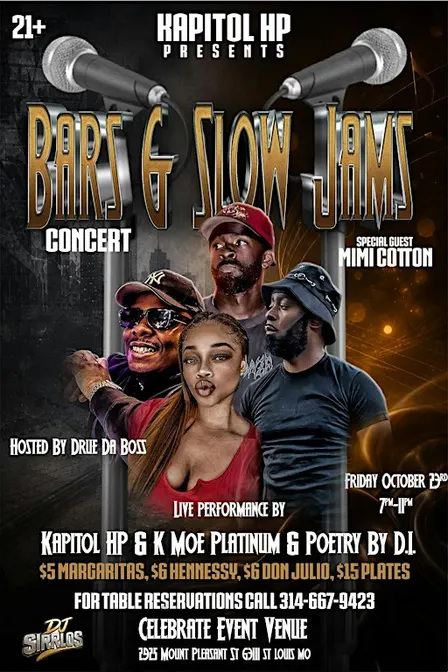 Bars & Slow Jams Concert