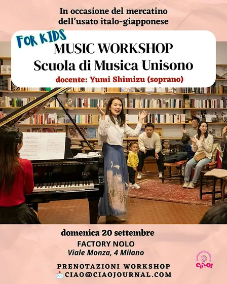 WORKSHOP DI MUSICA PER BAMBINI