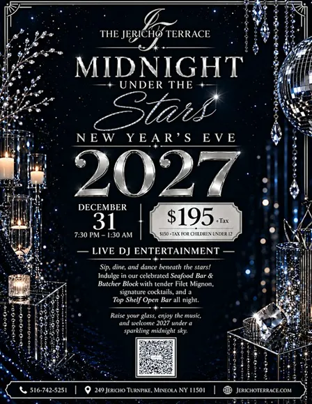 Jericho Terrace New Years Eve Cocktail Gala
